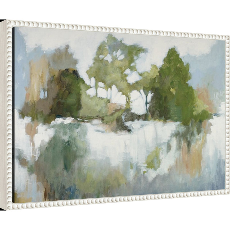 «Forest Reflections» par Mary Parker Buckley, reproduction d'art sur toile encadrée, H 16 po x l 23 po
