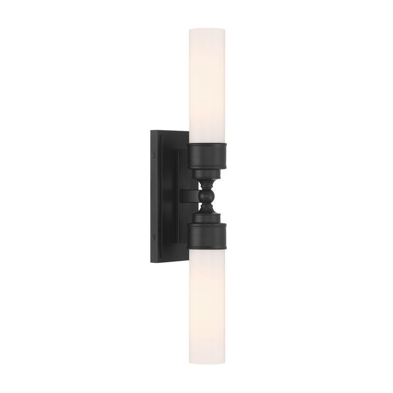 Maesie 2 Light Sconce, Matte Black