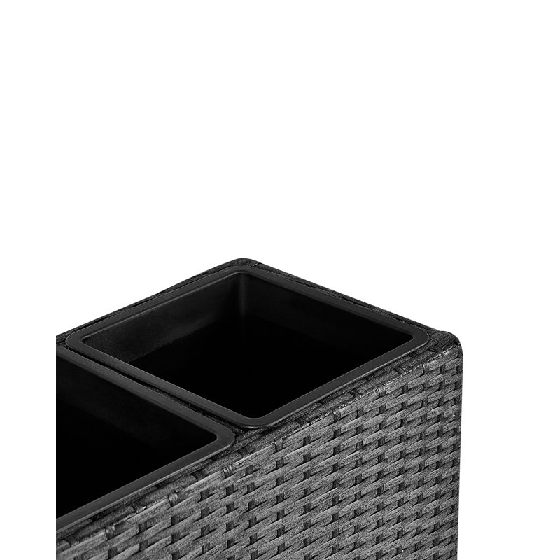 Amanuel Handmade Planter Box, Black
