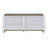 Console Cabinet With White Marble Paint