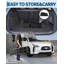 Rampes de service pour voiture à profil bas, ensemble de rampe automatique portative 2 pièces avec poignées, hauteur de levage de 8,6 po, base antidérapante, capacité de 6 600 lb.