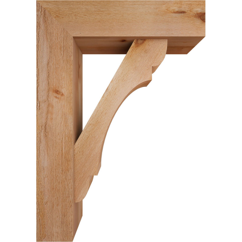 Support de bloc olympique avec entretoise décalée, 40 x 28, Cèdre rouge occidental de l 8 po (scié brut)