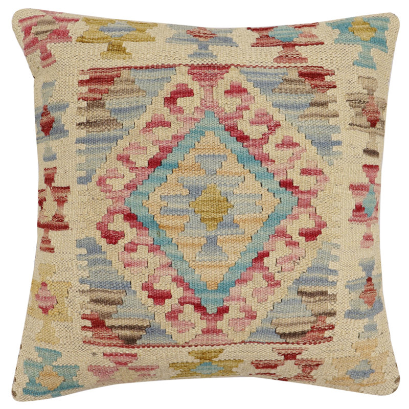Housse et insert de coussin carré 100% laine
