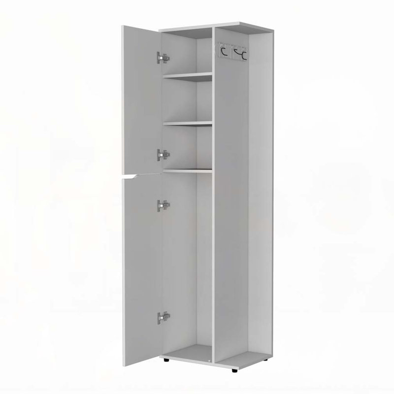 Armoire blanche à 2 portes