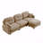 Basic Sectional Sofa, Modular  Sofa L-Shaped Couch With Ottoman, Premium Chenille Fabric,Tufted Cushion Backrest Design,Ergonomic Design-239963291