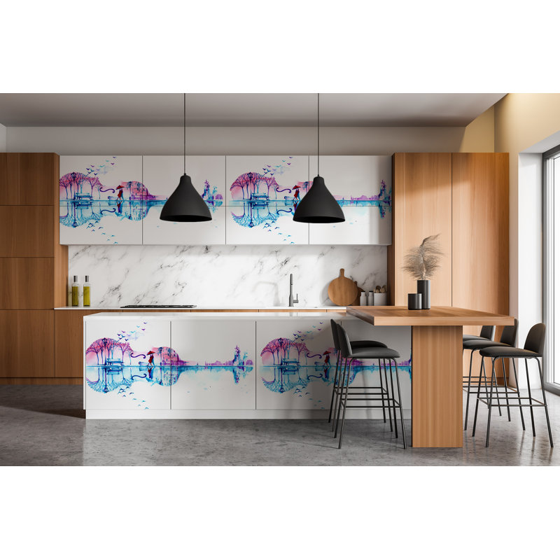 Caydenn 100 cm x 50 cm Matte Peel & Stick Wallpaper Roll