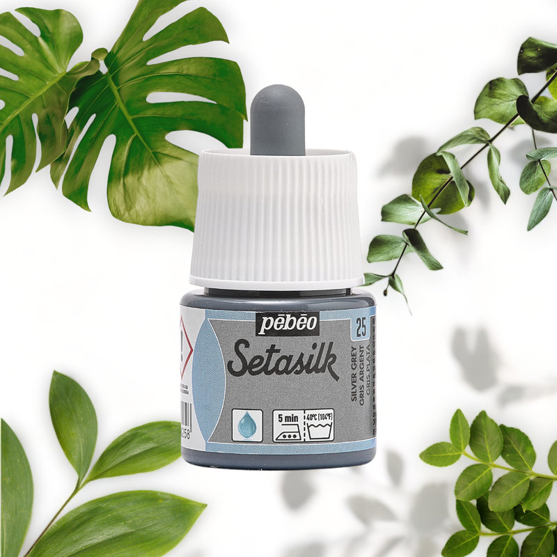 SilkScape Silver Grey Elixir 45ml for Silk Painting