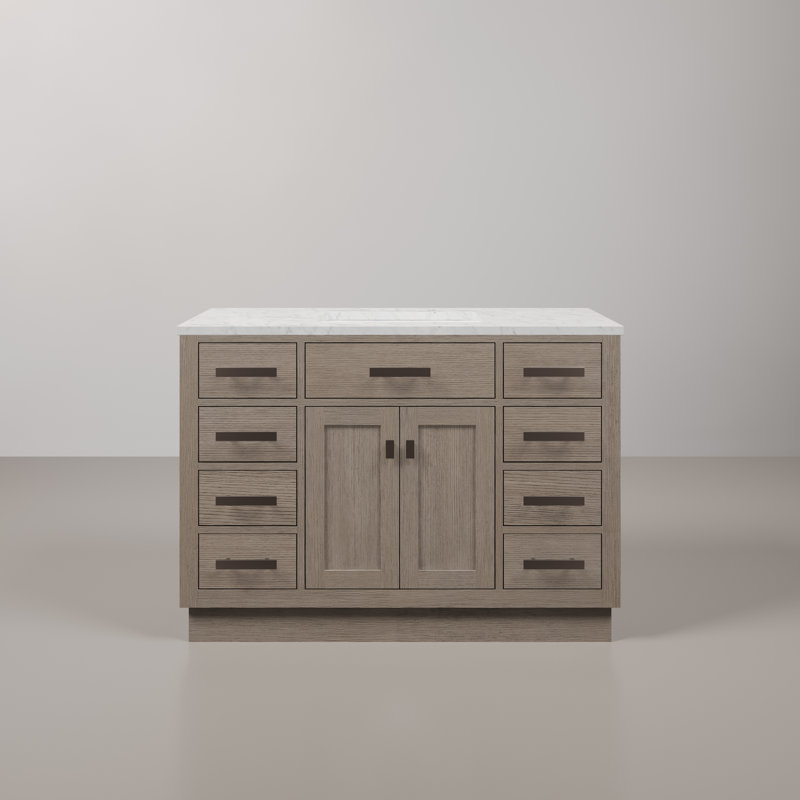Argenta 48'' W Single Vanity, Gray Oak