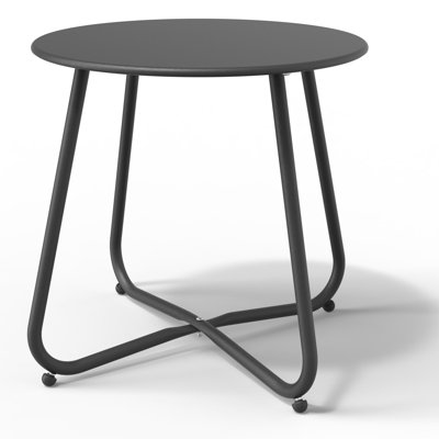Steel Outdoor Patio Side Table