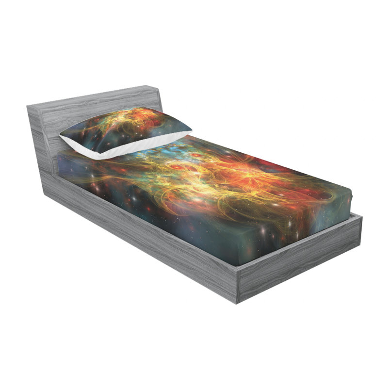 Microfiber Sheet Set, Twin Sheet Set with Fitted Sheet