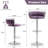 Christal Swivel Upholstered Adjustable Height Counter Stool-93480939-90489182