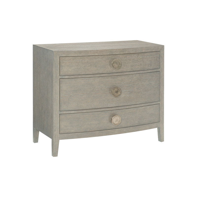 Linea 3 - Drawer Bachelor's Chest, Linea - Cerused Greige Finish