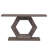 Modern Entryway Table With Innovative Hollow Hexagon Leg Structure & Premium Fir Veneer Finish-1194206074