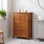 Meuble bas de style Mid-Century de 34,2 po avec tablette ajustable-1951737074