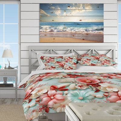 Literie à motif tropical Seashell Whispers