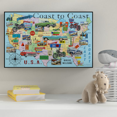 Geography Canvas Art