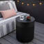 Table d'appoint extérieure 3-en-1 avec rangement - patio, piscine, terrasse-125053009