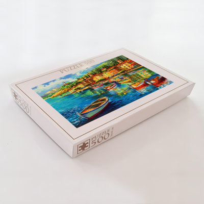 500 pièces en carton, 100% carton, 500 pièces, 18,9 x 13,4 pouces | Taille de la boîte: 13,2 po x 9,1 po x 2,0 po | Parfait pour le plaisir et la détente en famille, pièces durables de haute qualité pour un assemblage facile, cadeau idéal pour les amateurs de casse-tête