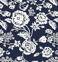 Coussin d'extérieur Elodie, Navy, Square 18", Polyester