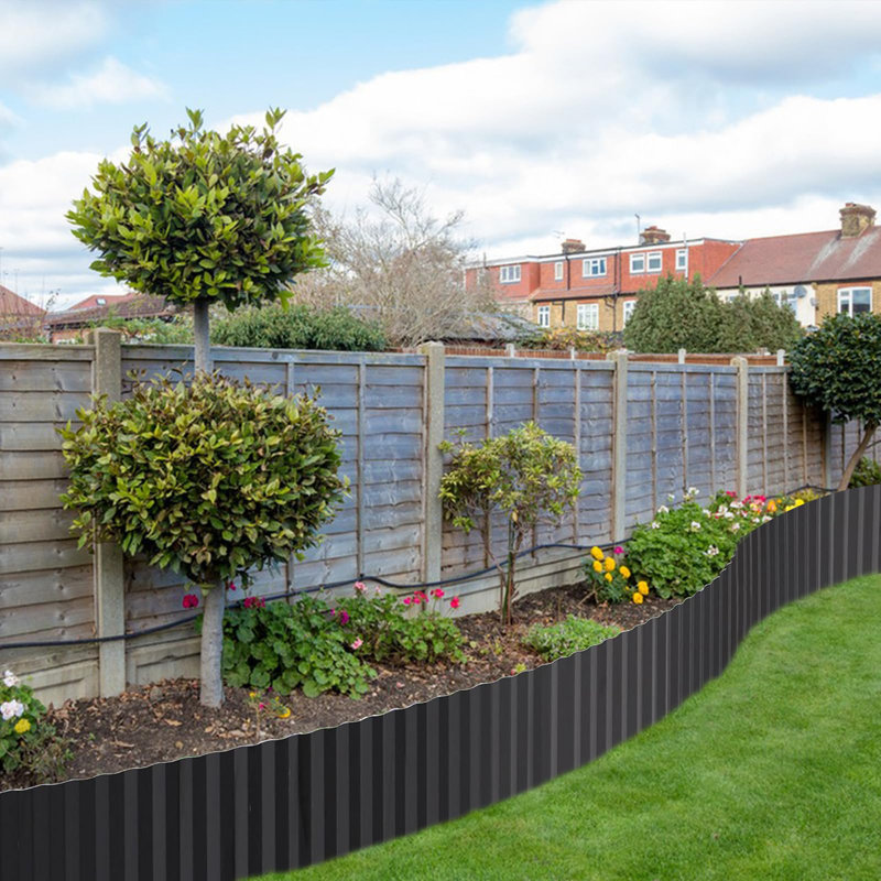 Metal Lawn Edging, 30 cm H x 600 cm W x 0.1 cm D