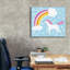 «Happy Unicorn» par Melissa Averinos, art mural sur toile-1475306444