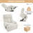 Oversized Power Lift Recliner Chair For Elderly, Electric Fabric Recliner Chair For Seniors, Home Theater Seating,Reclining Sofa Chair With Remote Control,Side Pocket ,Spacious Seat