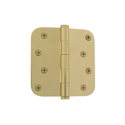 4'' x 4'' Brass Butt Bearing Hinge