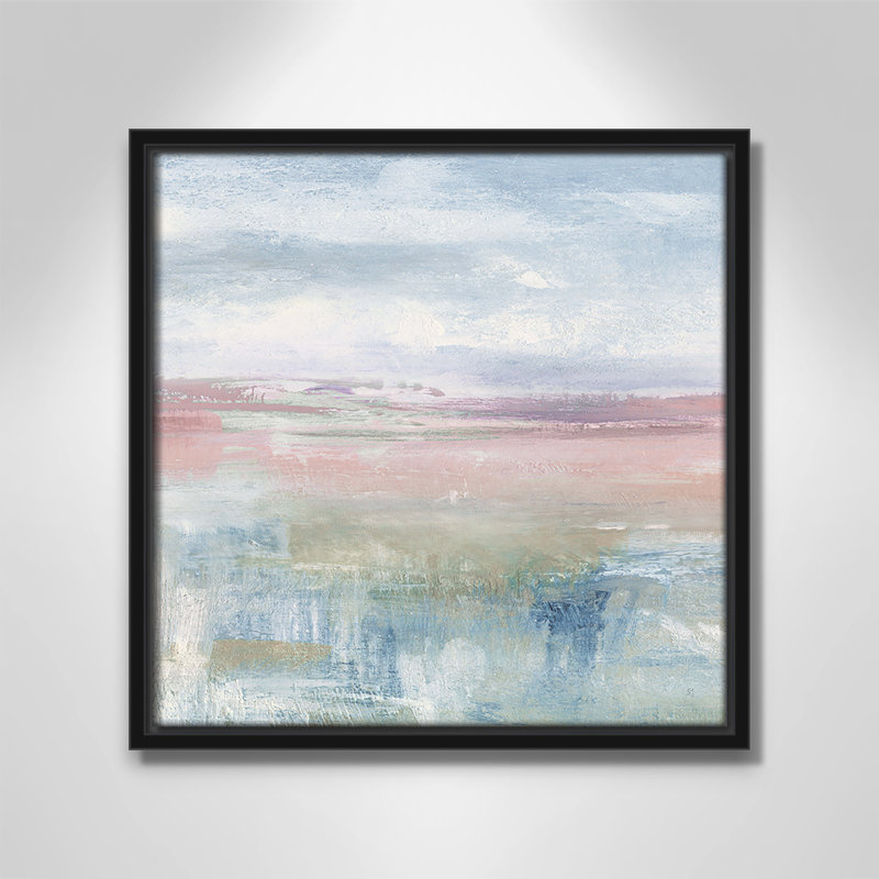 Back Shandelee II by Susan Jill, 13.5" H x 13.5" W x 2" D, Black Framed