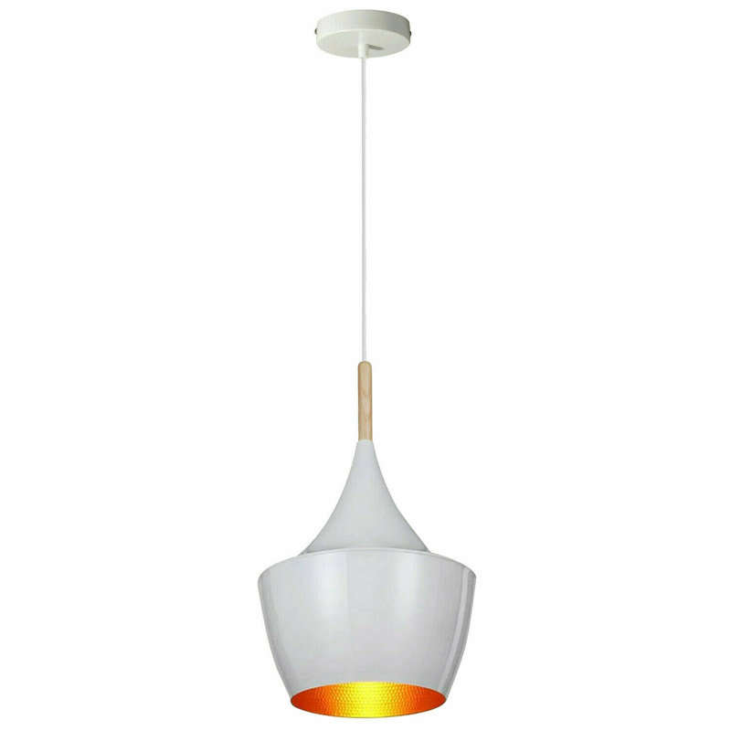 Jordynn 1 - Light Geometric Pendant, White