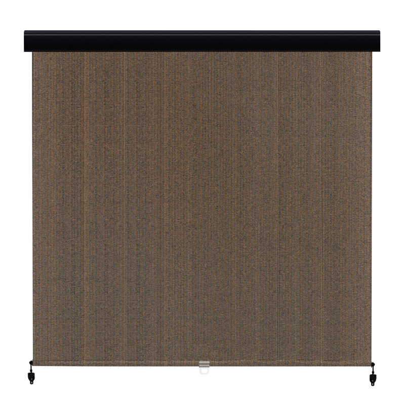 Rideau roulant d'extérieur rétractable, Moka, L 96 po x L 96 po