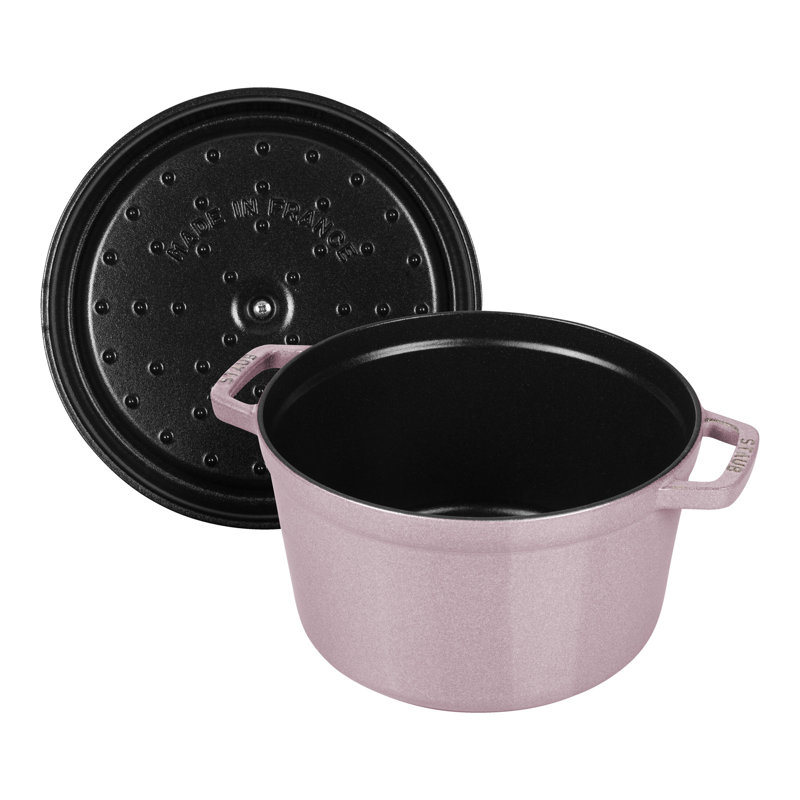 Cocotte ronde en fonte La Cocotte, Fleur de cerisier, 5 pte