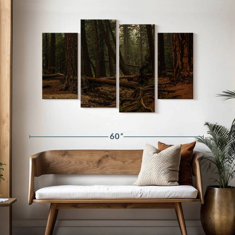 Harnek Redwood Tree Forest, 32" H x 52" W