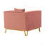 Fauteuil d'appoint rembourré Wynnora Blush