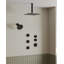 Robinet de douche à pluie haute pression 12 po Dualjet Spa, montage encastré, valve brute, 2,5 gal / min-92871745