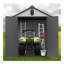 XWT012-1 Remise de rangement en plastique 6 * 8Ft pour grand jardin