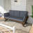 Outdoor Adjustable Acacia Wood Daybed-567433749-567433748