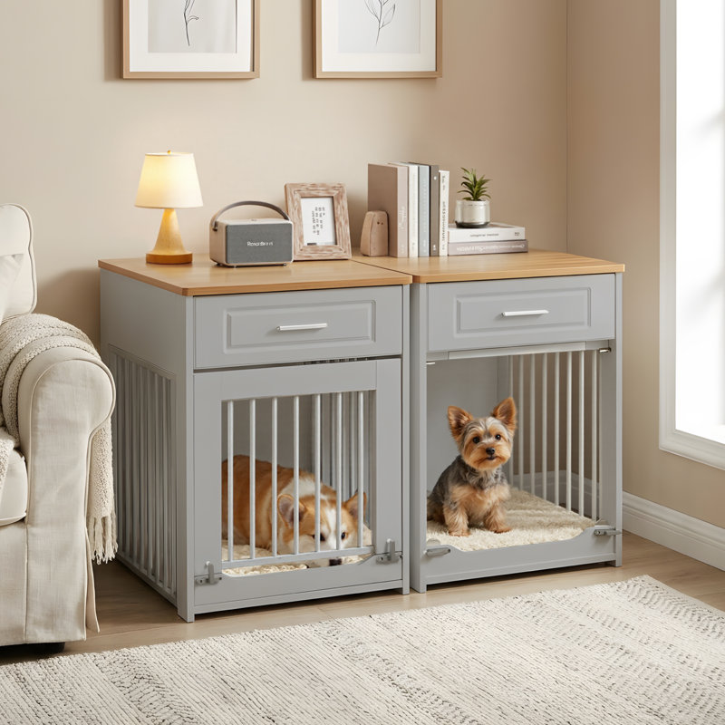 with 1 Door, Grey