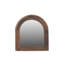 Miroir ovale en bois naturel H 36 po et L 33 po
