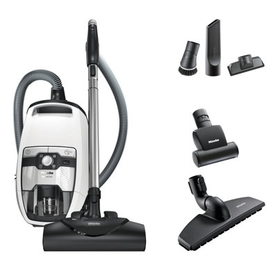 Blizzard CX1 Cat & Dog Bagless Canister Vacuum, Designed for Pet Owners, Lotus white