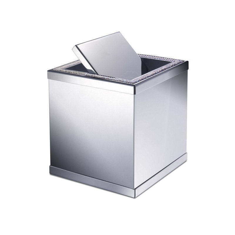 Poubelle à couvercle pivotant 0,44 gallons Accessoires, Chrome