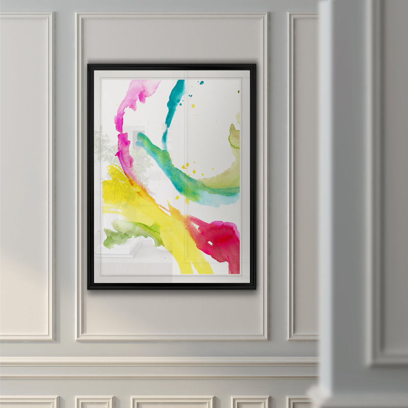 « saturée splash ii », impression sur toile, H 18,5 po x l 24,5 po x P 1,5 po, Noir
