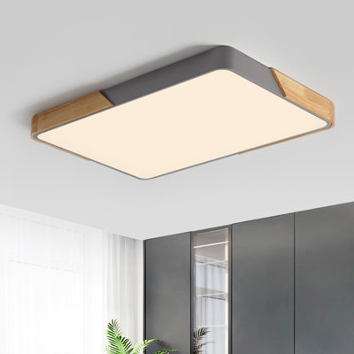 Kita 1 - Light Rectangle Dimmable LED Flush Mount
