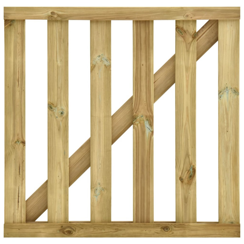 Cadmar 100cm H x 100cm W Brown Wood Gate