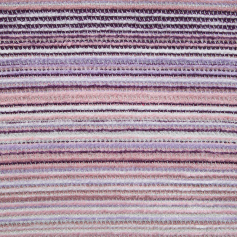Montevia Polyester Striped Bedspread, 150 x 200 cm, Powder