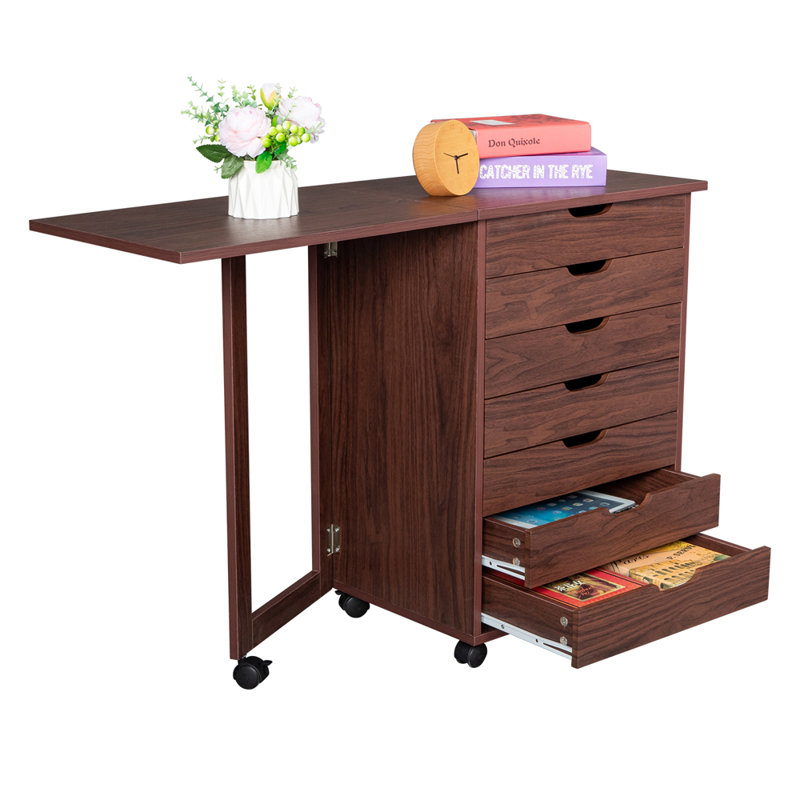 Commode de rangement roulante 7 tiroirs Coryn