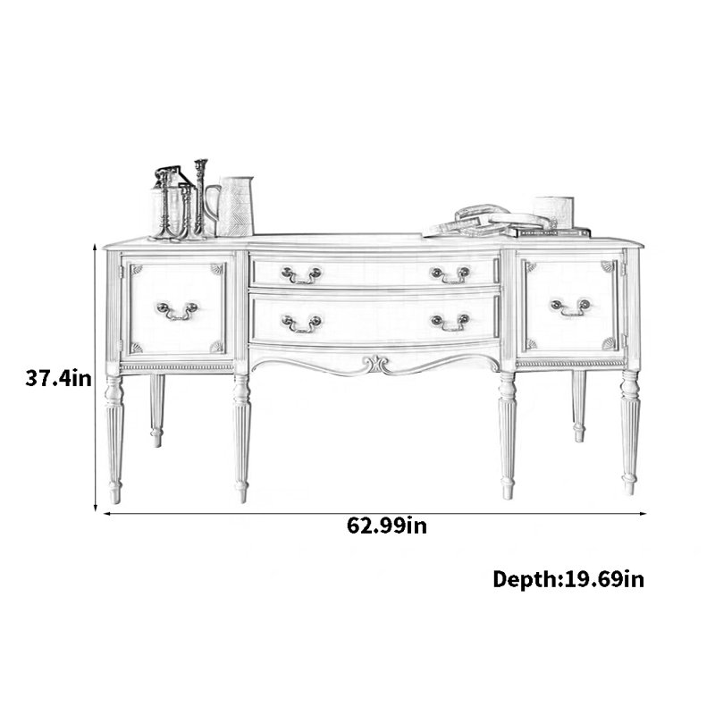Buffets rétro esthétiquement agréables
