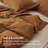 Bedsure 100% Washed Cotton Duvet Cover Queen Set - Minimalist Cotton Beding Set For All Season（set of 3）-125402760-106246591