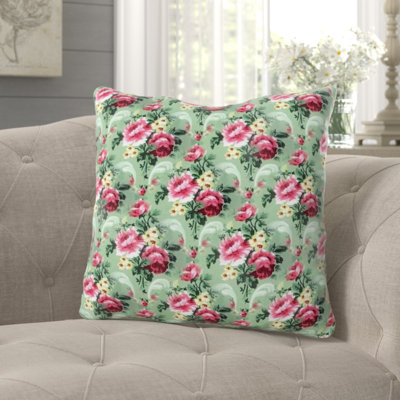 Grijalva Floral Pattern Throw Pillow
