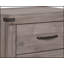 Stratifié mélamine 1 pièce brun gris