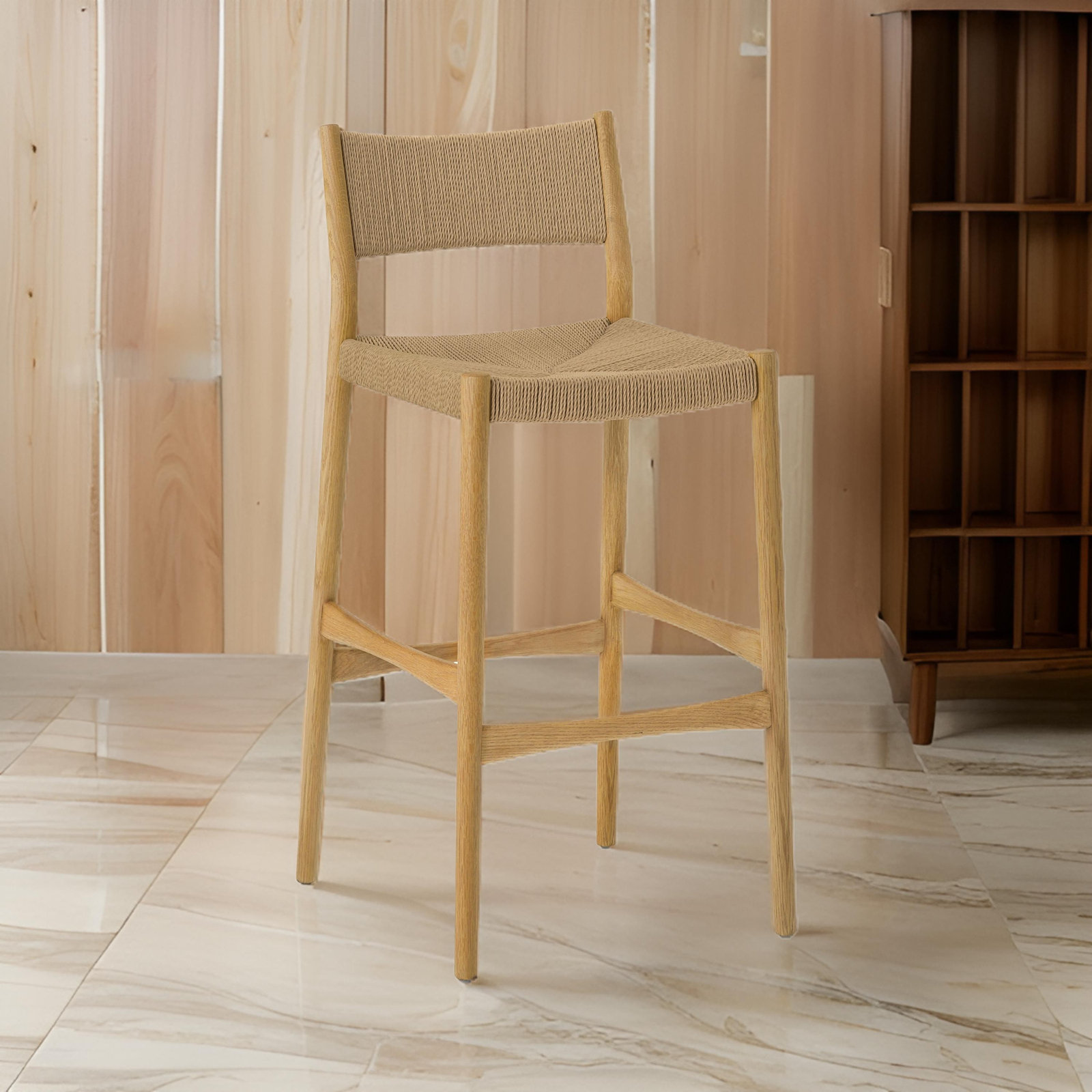 Buffolino Bar and Counter Stool, Brown, Counter Stool (26" Seat Height)